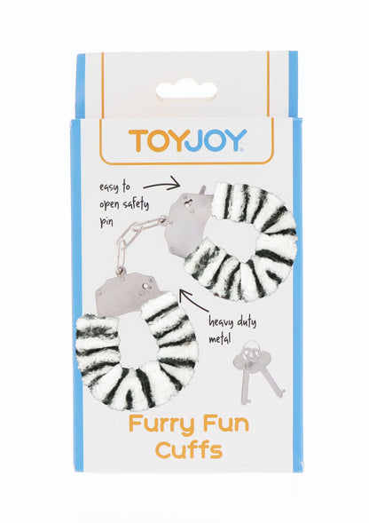 manette Furry Fun Cuffs zebra