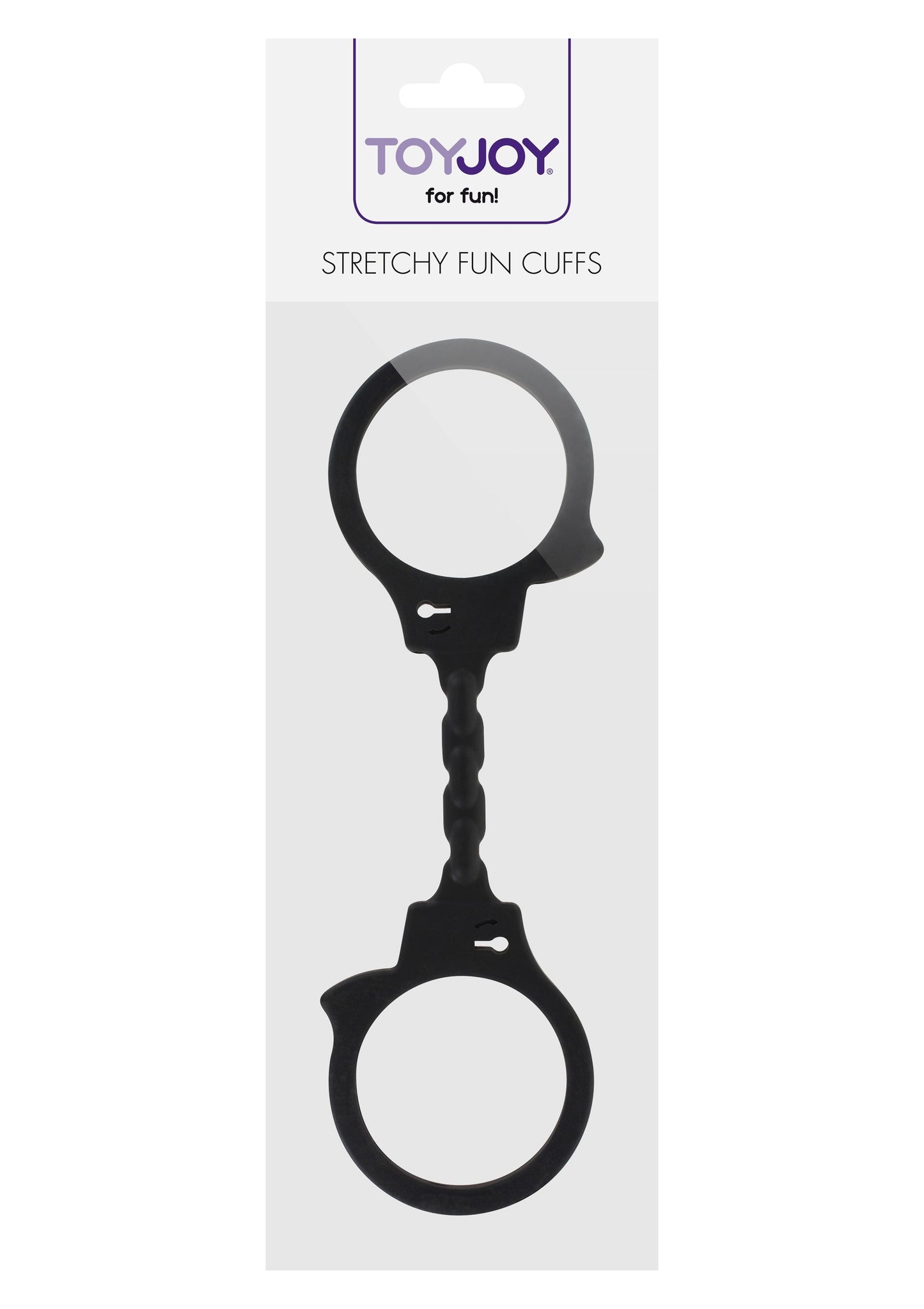 Manette sexy in silicone Stretchy Fun Cuffs nero