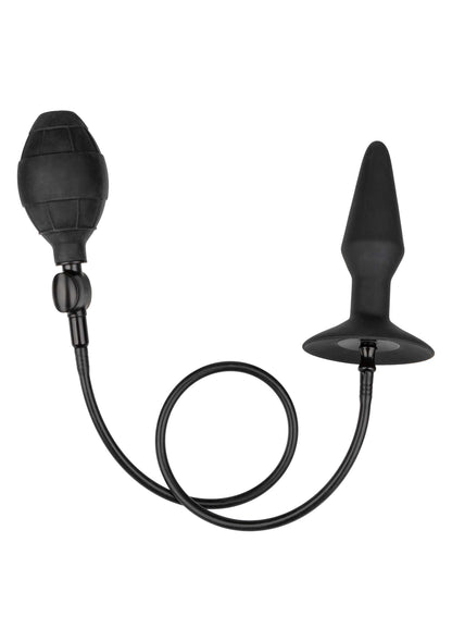 Plug anale nero in silicone gonfiabile Inflatable medium