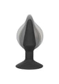 Plug anale nero in silicone gonfiabile Inflatable medium