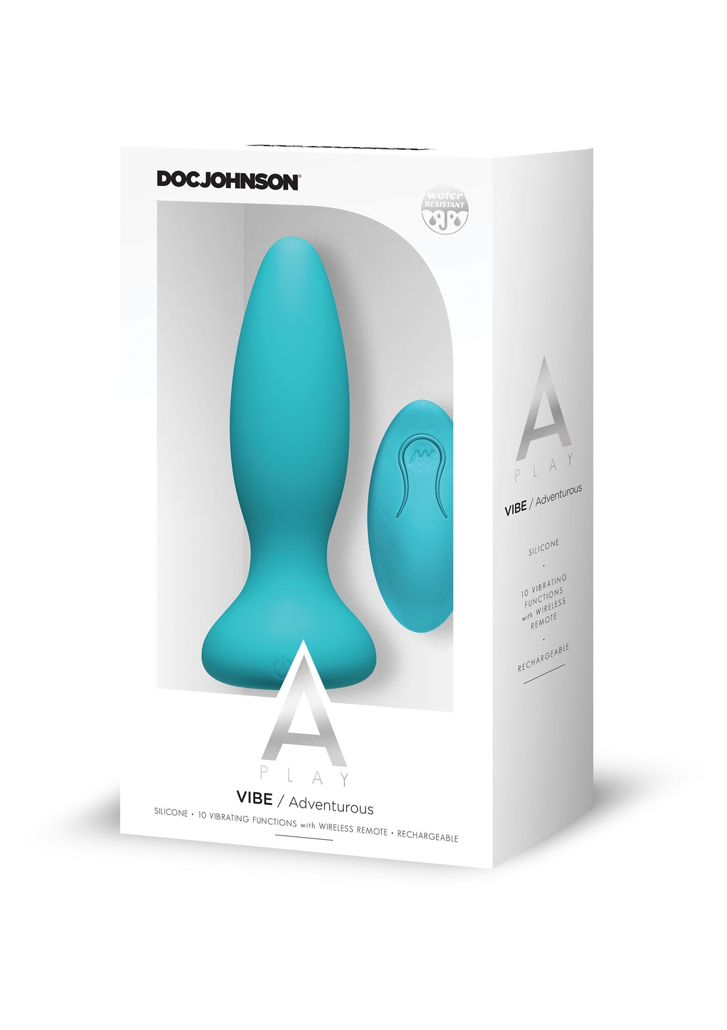 Vibe adventurous Plug azzurro  in silicone 10 funzioni