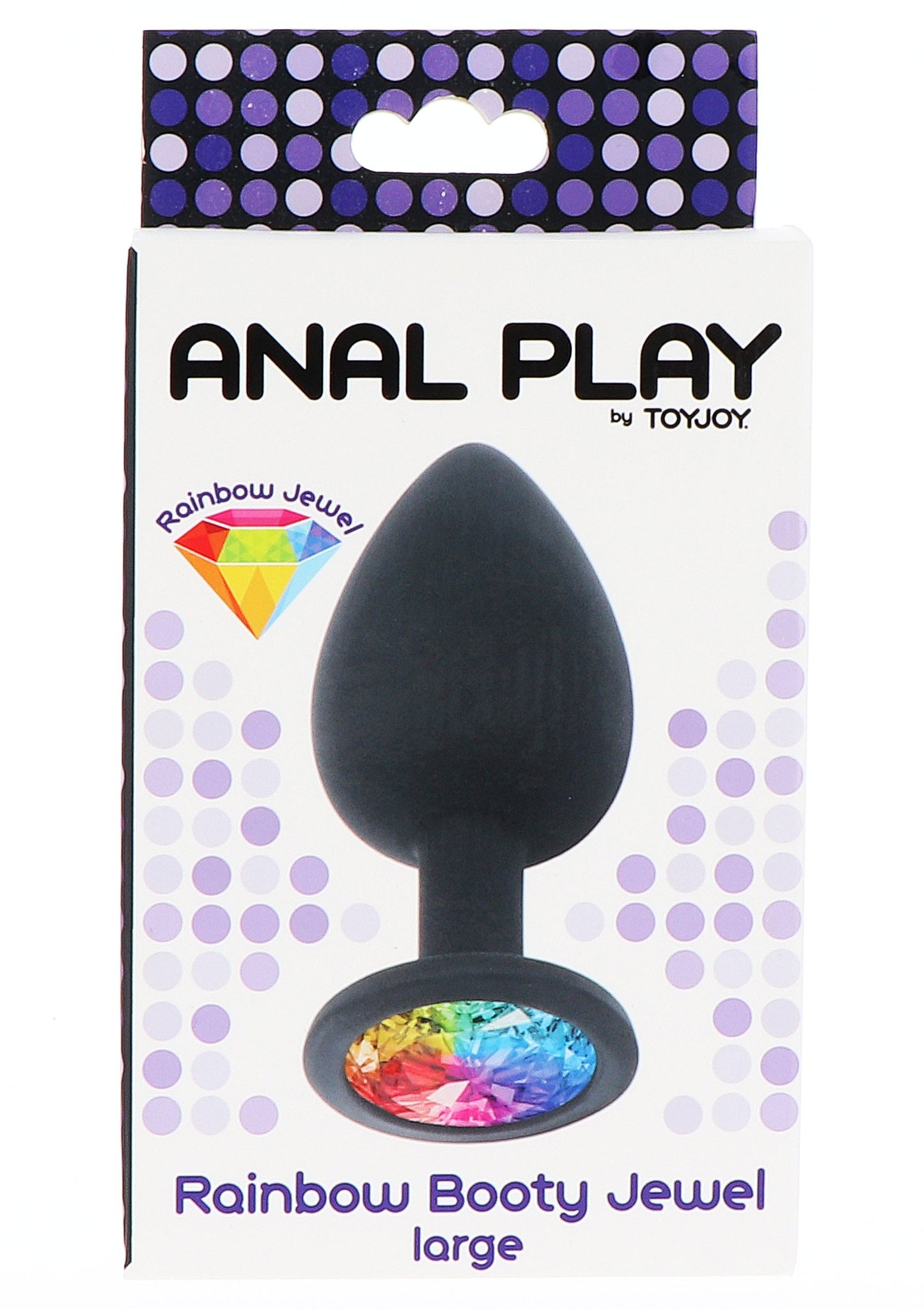 Plug nero gioiello Large Anal Play