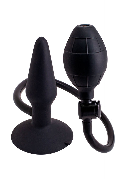 Plug anale gonfiabile nero  Inflatable Butt Plug S