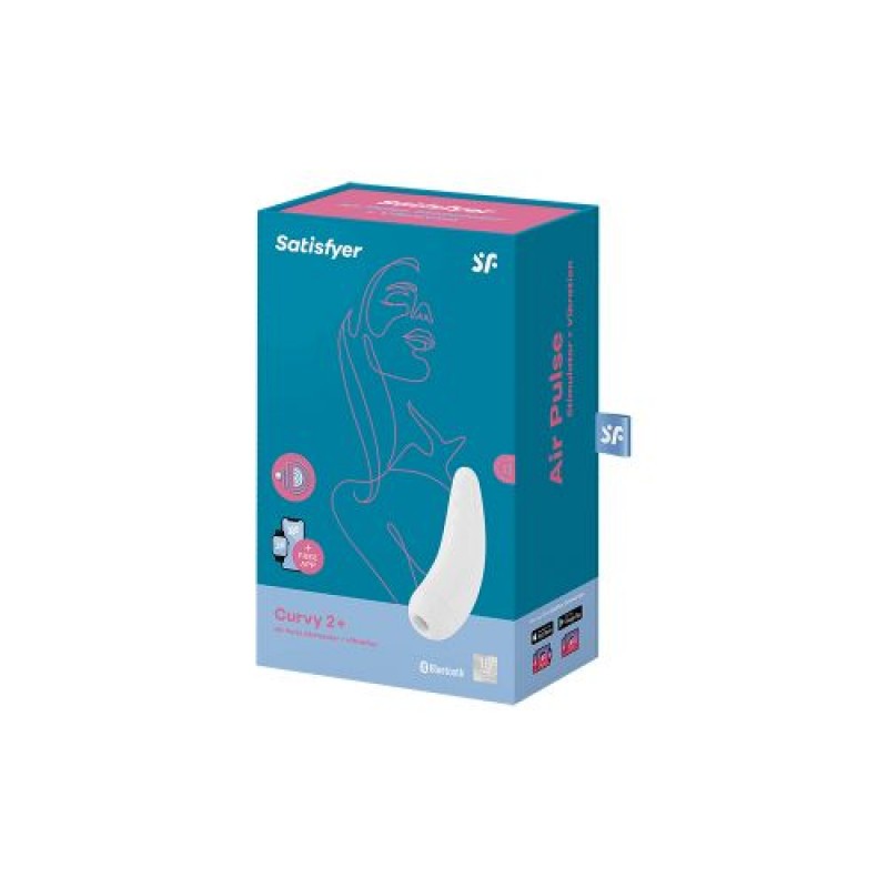 Succhia clitoride Satisfyer Curvy 2+ bluetooth