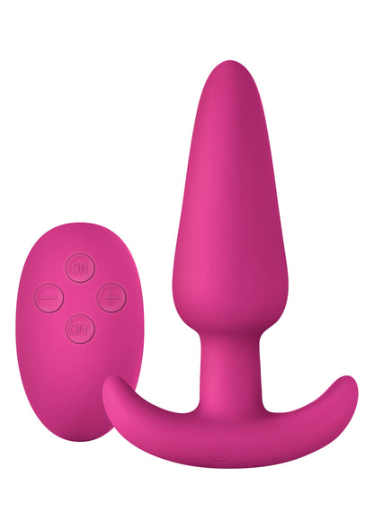 Plug anale in silicone con telecomando ricaricabile Luxe Zenith Wireless Plug