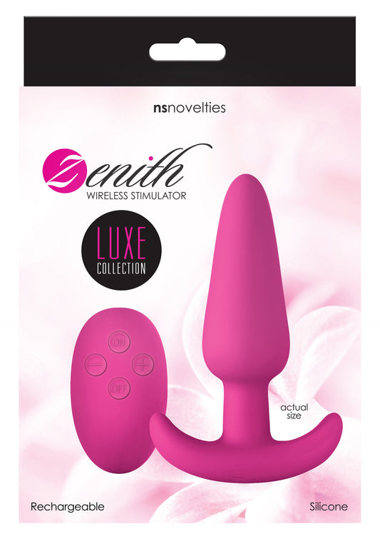 Plug anale in silicone con telecomando ricaricabile Luxe Zenith Wireless Plug