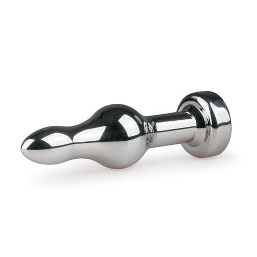 Plug anale Buttplug con pietra diamante argento easy