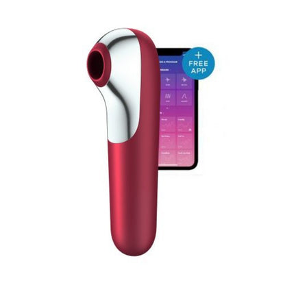 Succhia Clitoride Vibratore vaginale Dual Love red