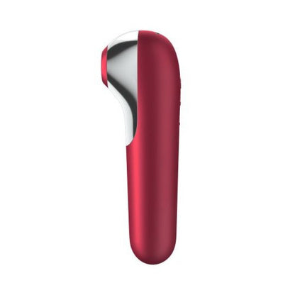 Succhia Clitoride Vibratore vaginale Dual Love red