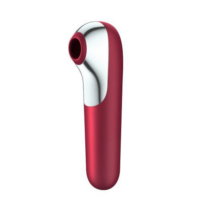 Succhia Clitoride Vibratore vaginale Dual Love red