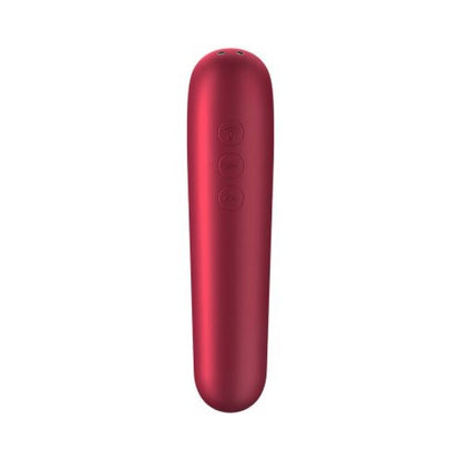 Succhia Clitoride Vibratore vaginale Dual Love red