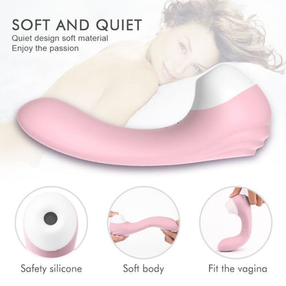 Vibratore vaginale anale con succhia clitoride Clitoral stimulator Pink Obsession