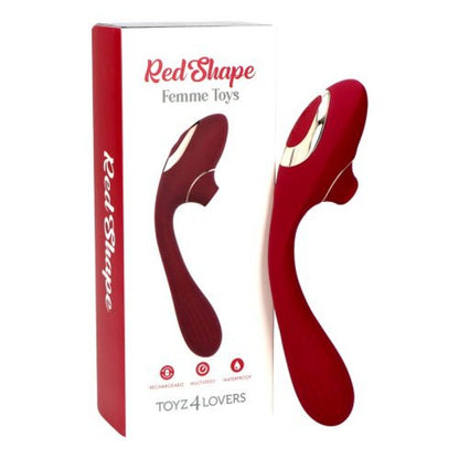 Vibratore vaginale succhia clitoride Red Shape