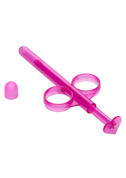 Siringa dispenser anale vaginale per lubrificante rosa