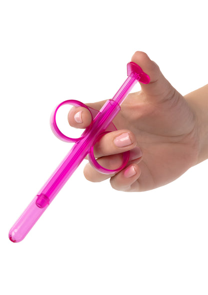 Siringa dispenser anale vaginale per lubrificante rosa