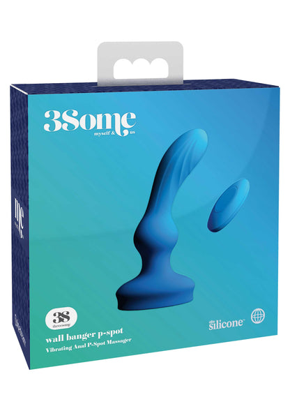 Vibratore anale in silicone con telecomando per prostata Wall Banger P-Spot