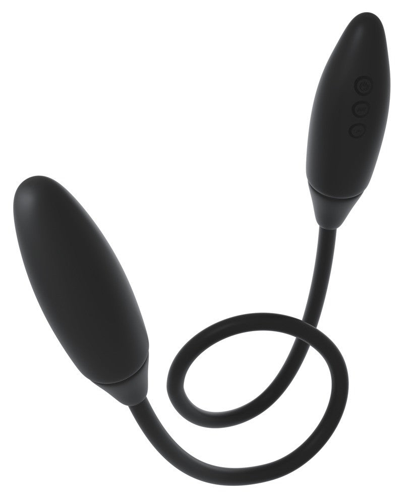 Vibratore doppio in silicone indossabile per coppia stimolatore vaginale anale