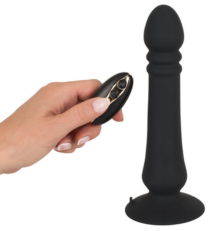 Vibratore anale con telecomando e ventosa Anal plug in silicone