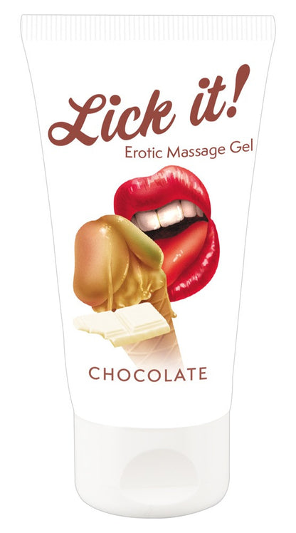 Erotic Massage Gel commestibile aroma cioccolato 50 ml