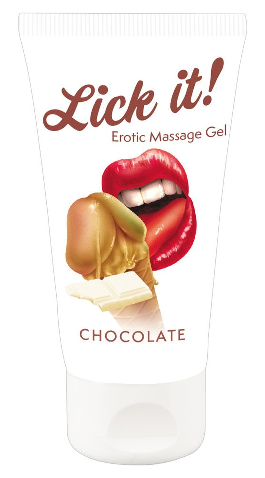 Erotic Massage Gel commestibile aroma cioccolato 50 ml