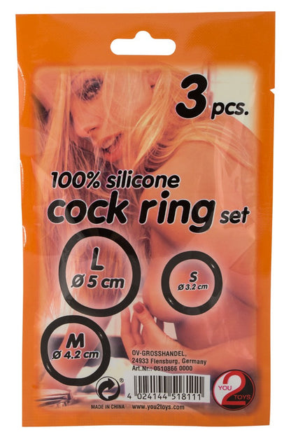 Anello fallico kit 3 pz Cock Ring Trio