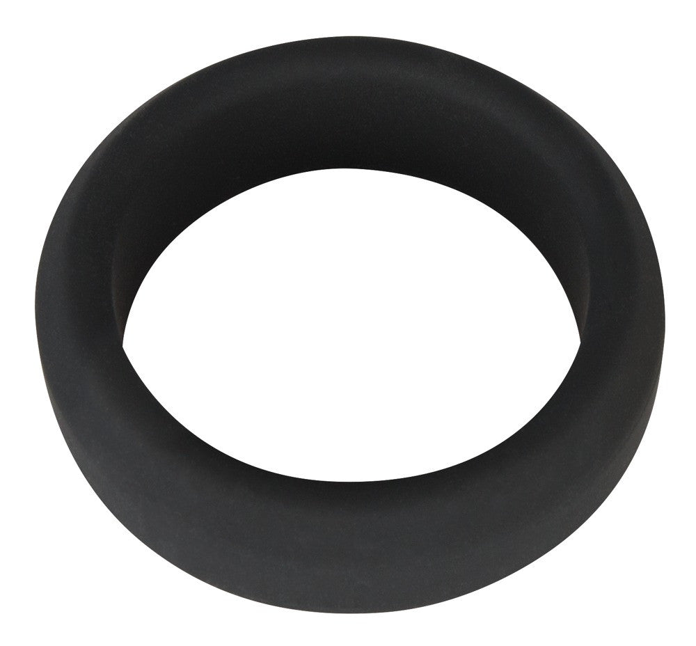 Anello fallico ritardante in silicone nero Cock Ring