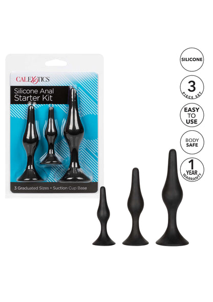 Plug anale con ventosa Silicone Anal Starter Kit