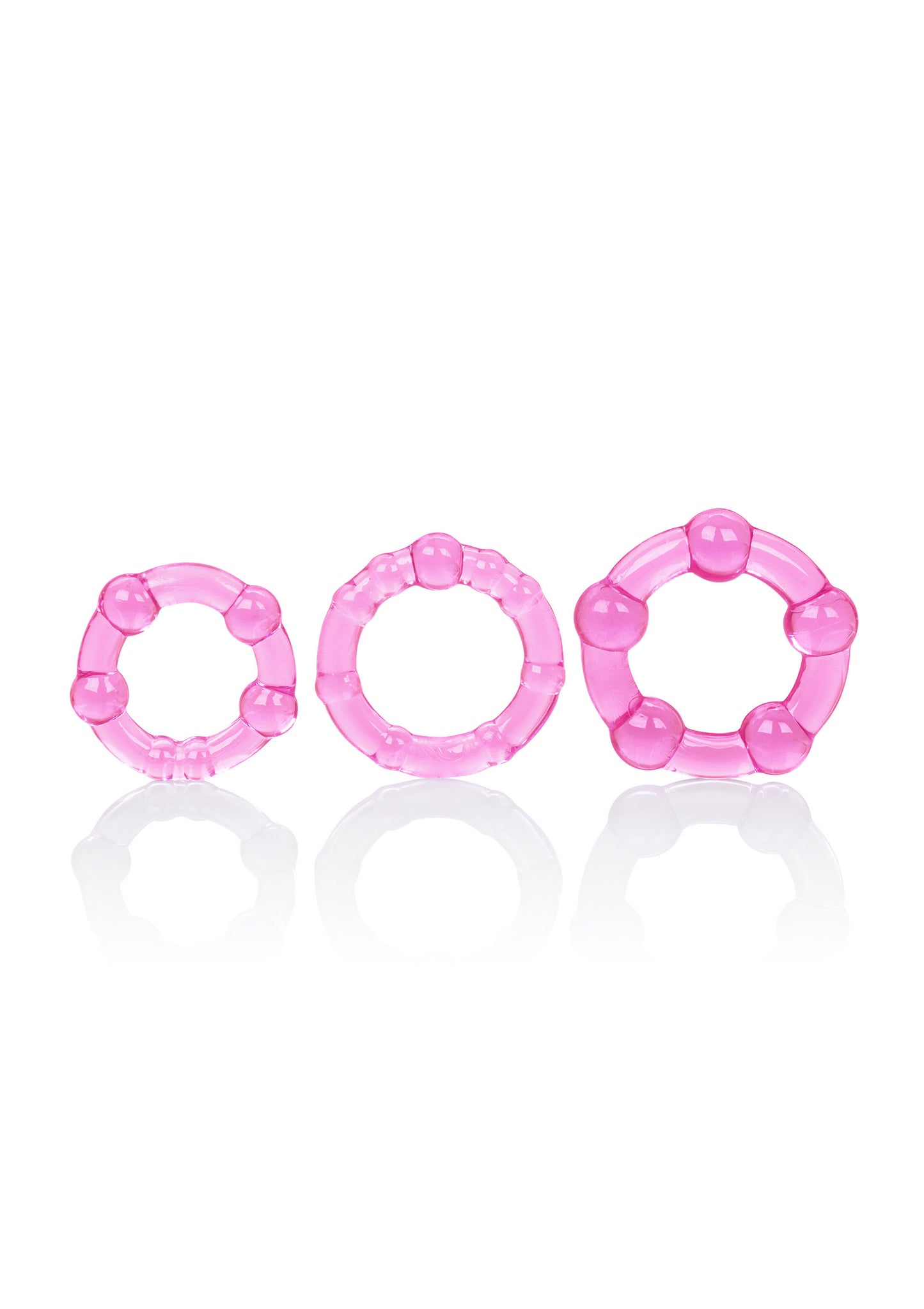 kit Anello fallico Island Rings pink 3 pz