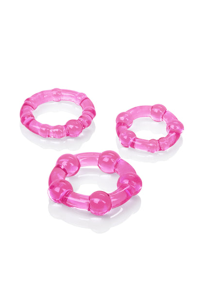 kit Anello fallico Island Rings pink 3 pz