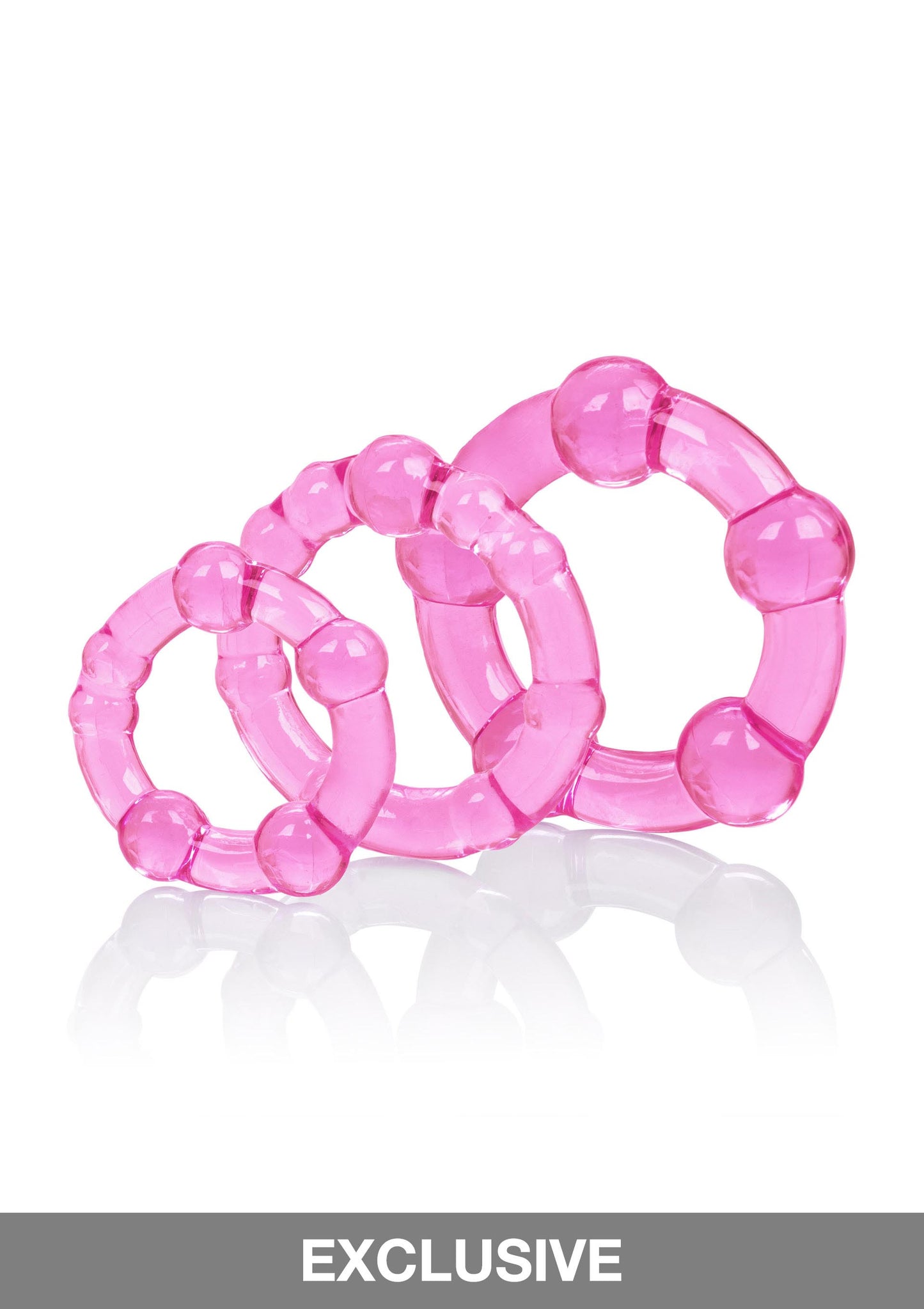 kit Anello fallico Island Rings pink 3 pz