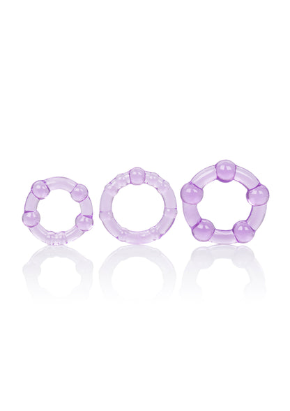 kit Anello fallicoIsland Rings purple 3 pz