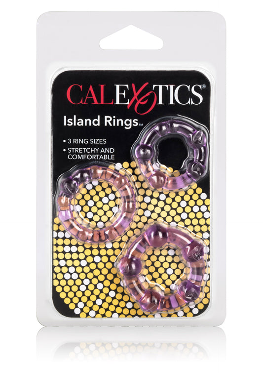 kit Anello fallicoIsland Rings purple 3 pz