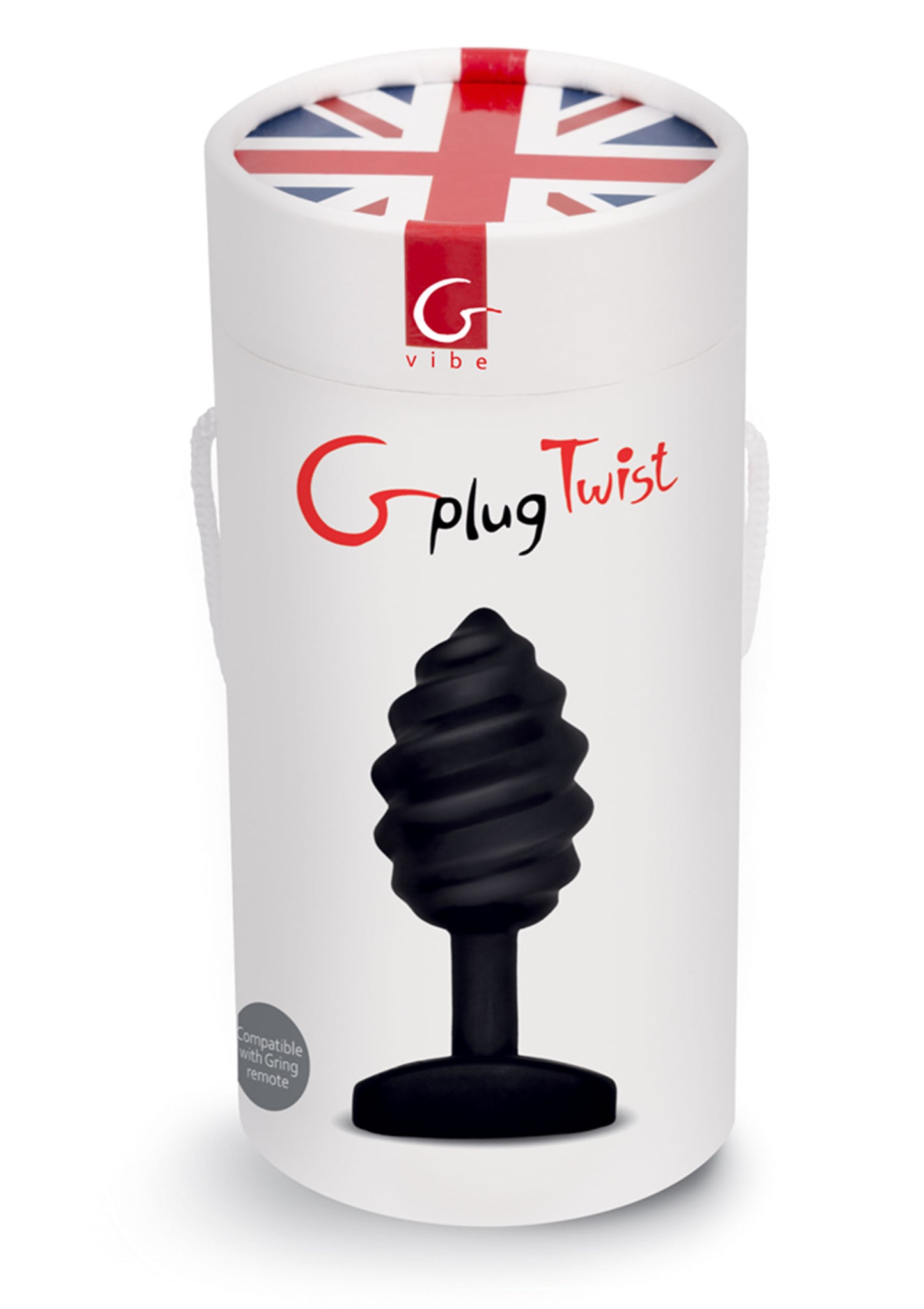 Plug anale nero vibrante Gplug Twist